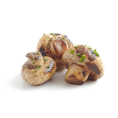 Champignons frisch gegrillt eingelegt in Kräuteröl