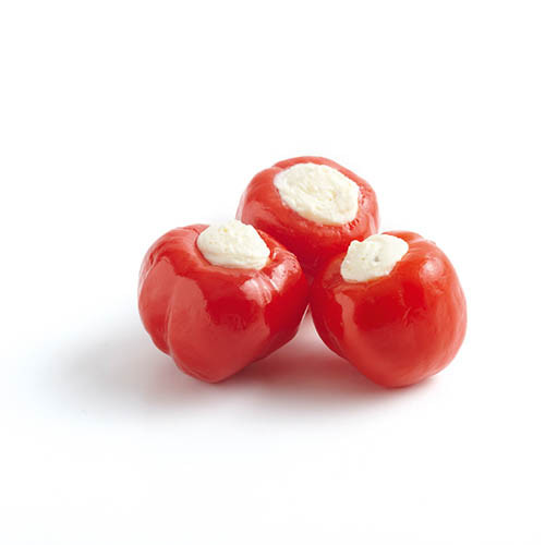 Sweet Peppacaps – Kirschpaprika gefüllt mit Frischkäsezubereitung