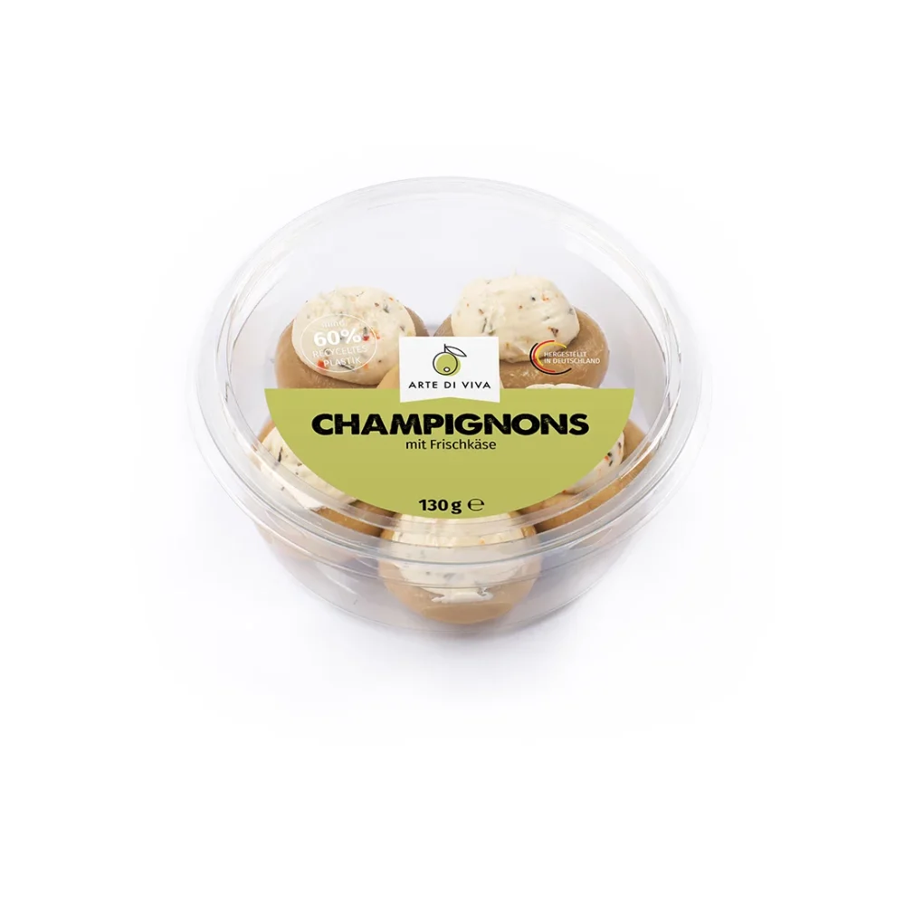 Champignons mit Frischkäse
