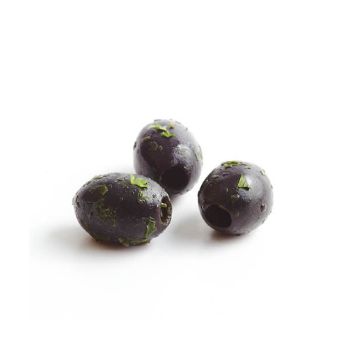 Schwarze Oliven ohne Stein, ohne Knoblauch