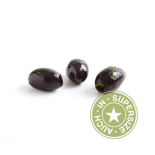 Schwarze Oliven ohne Stein