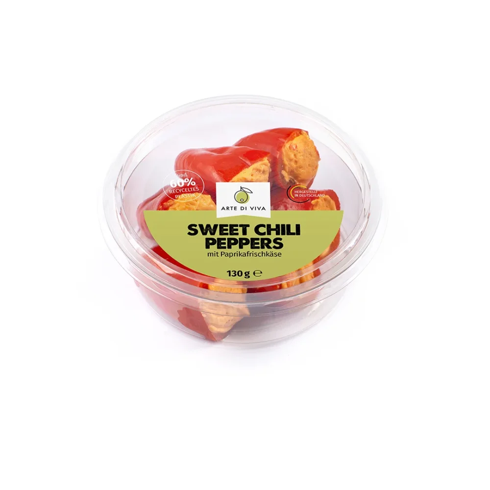 Sweet Chili Peppers mit Paprikafrischkäse