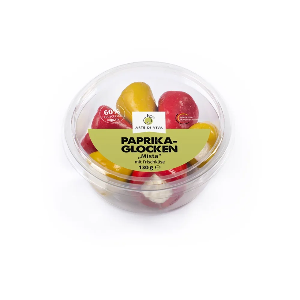 Paprikaglocken "Mista" mit Frischkäse